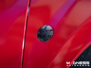 Alfa Romeo 4C Front Side Blinker Lights (2) - Crystal Black Finish